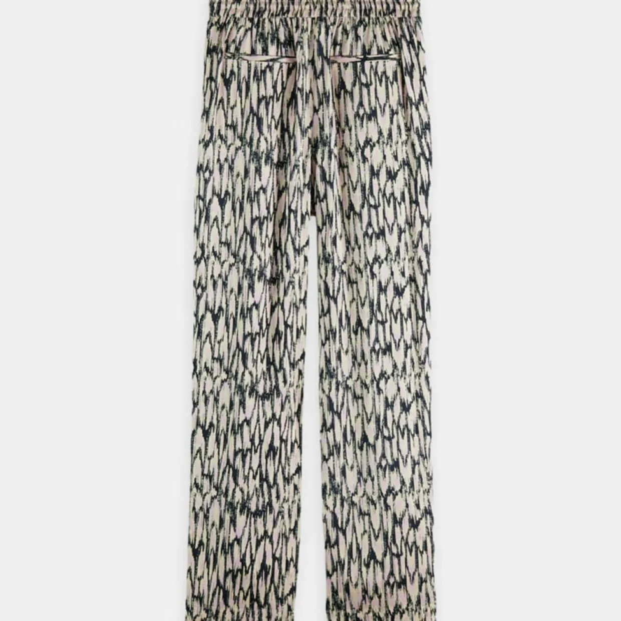 Pantalon fluide Nina rose/écru/noir-Scotch & Soda Discount