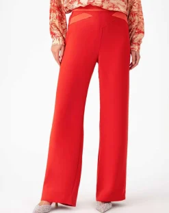 Femme Bleu Blanc Rouge Pantalons^Pantalon Jodie terre de sienne