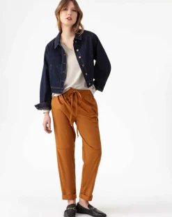Pantalon Jules tabac-Indies Outlet