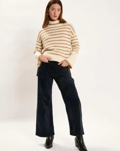 Pantalon jupe-culotte Cloé nuit-Lauren Vidal New