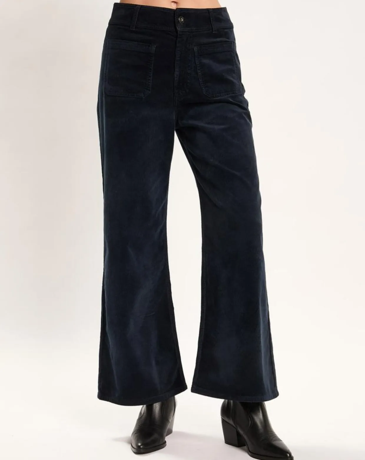 Pantalon jupe-culotte Cloé nuit-Lauren Vidal New