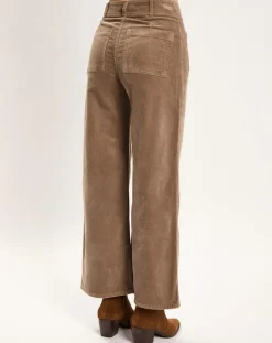 Femme Lauren Vidal Pantalons^Pantalon jupe-culotte Cloé seigle