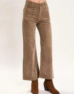 Femme Lauren Vidal Pantalons^Pantalon jupe-culotte Cloé seigle