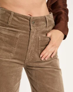 Femme Lauren Vidal Pantalons^Pantalon jupe-culotte Cloé seigle