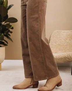Femme Lauren Vidal Pantalons^Pantalon jupe-culotte Cloé seigle