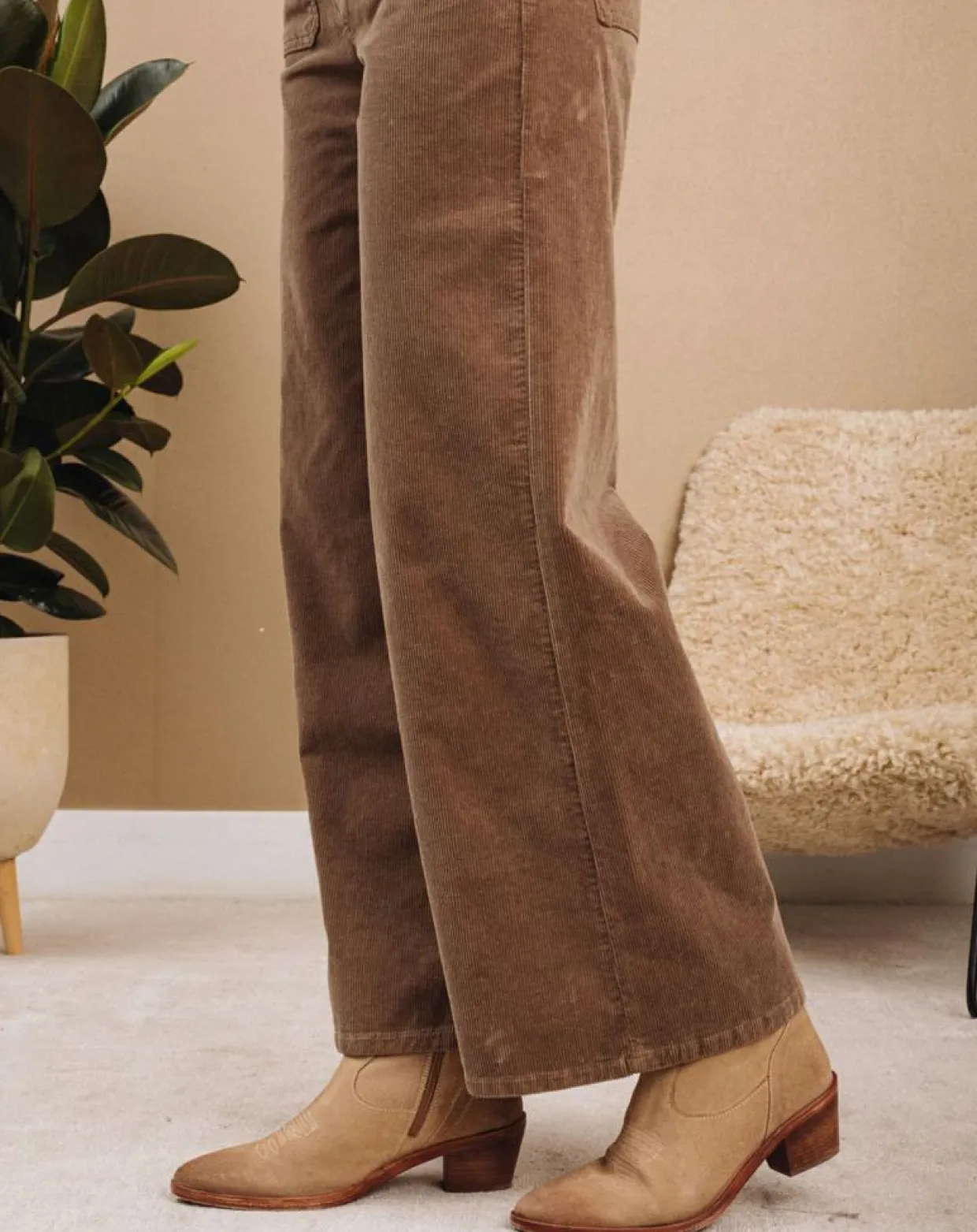 Femme Lauren Vidal Pantalons^Pantalon jupe-culotte Cloé seigle