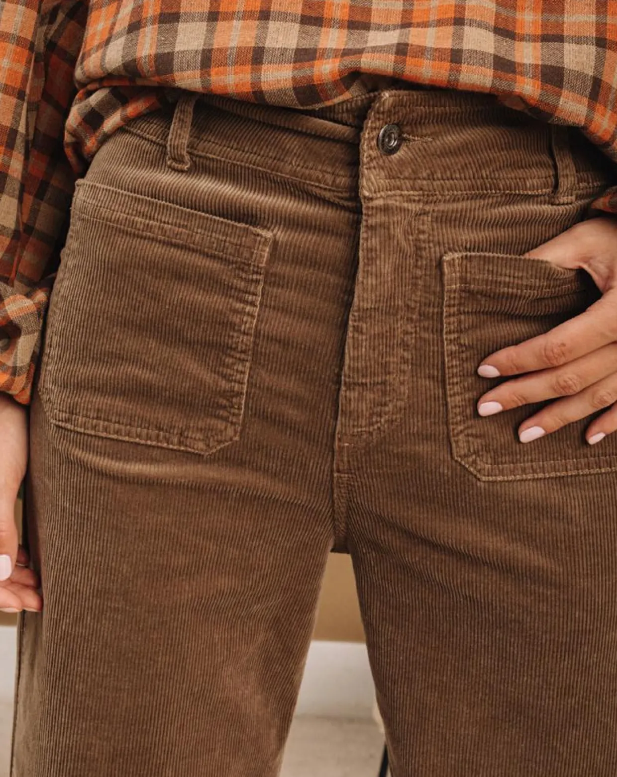 Femme Lauren Vidal Pantalons^Pantalon jupe-culotte Cloé seigle