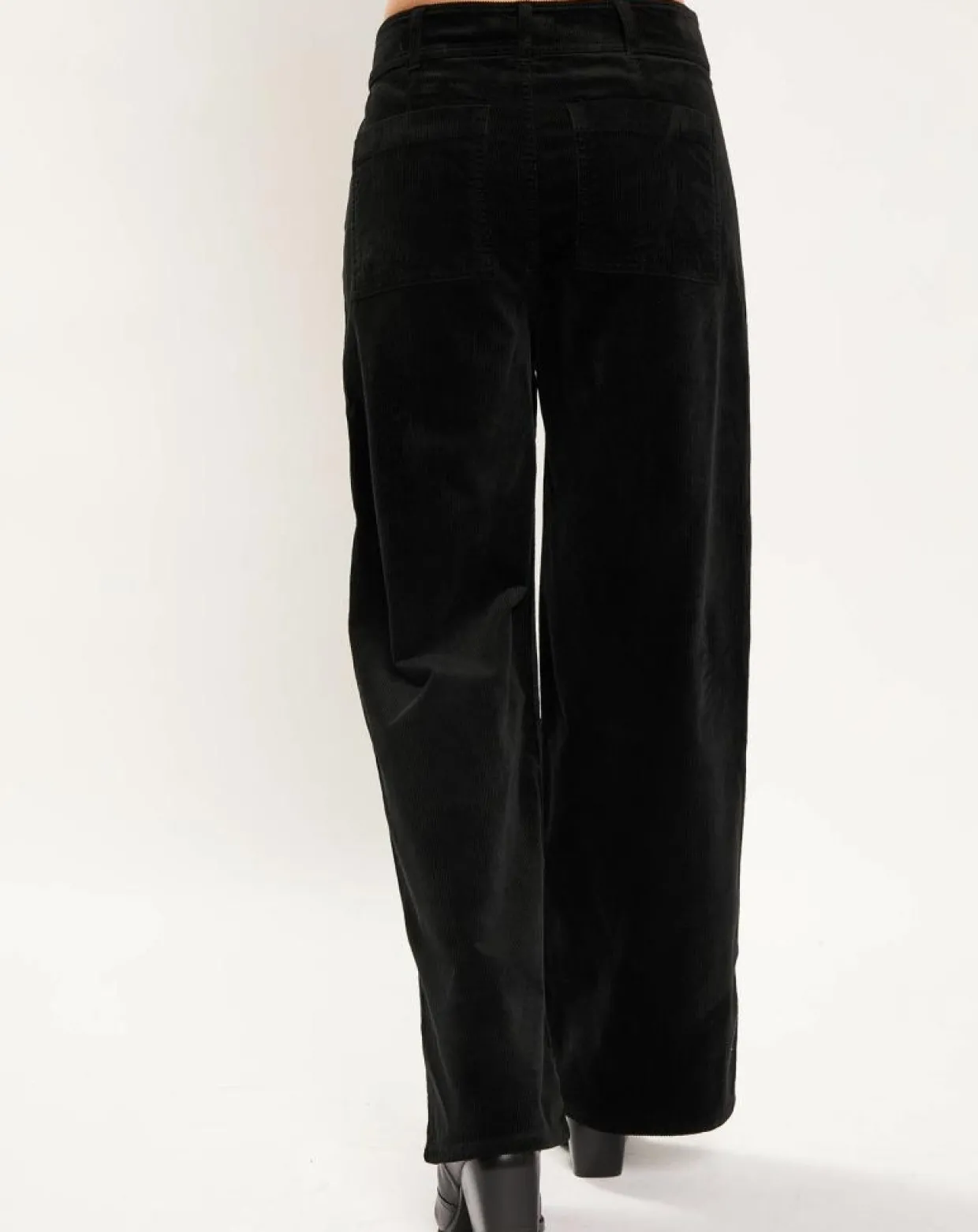Pantalon jupe-culotte Cloé noir-Lauren Vidal New