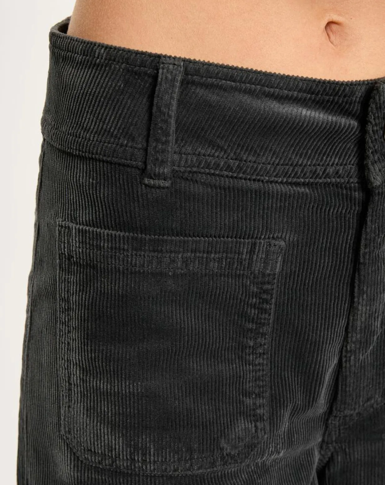 Pantalon jupe-culotte Cloé bitume-Lauren Vidal Outlet
