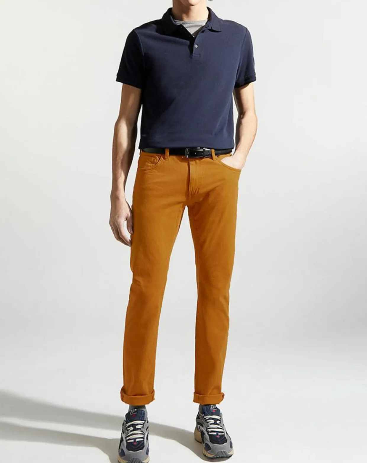 Pantalon Kuflex 5 p flex camel-Galeries Lafayette Best