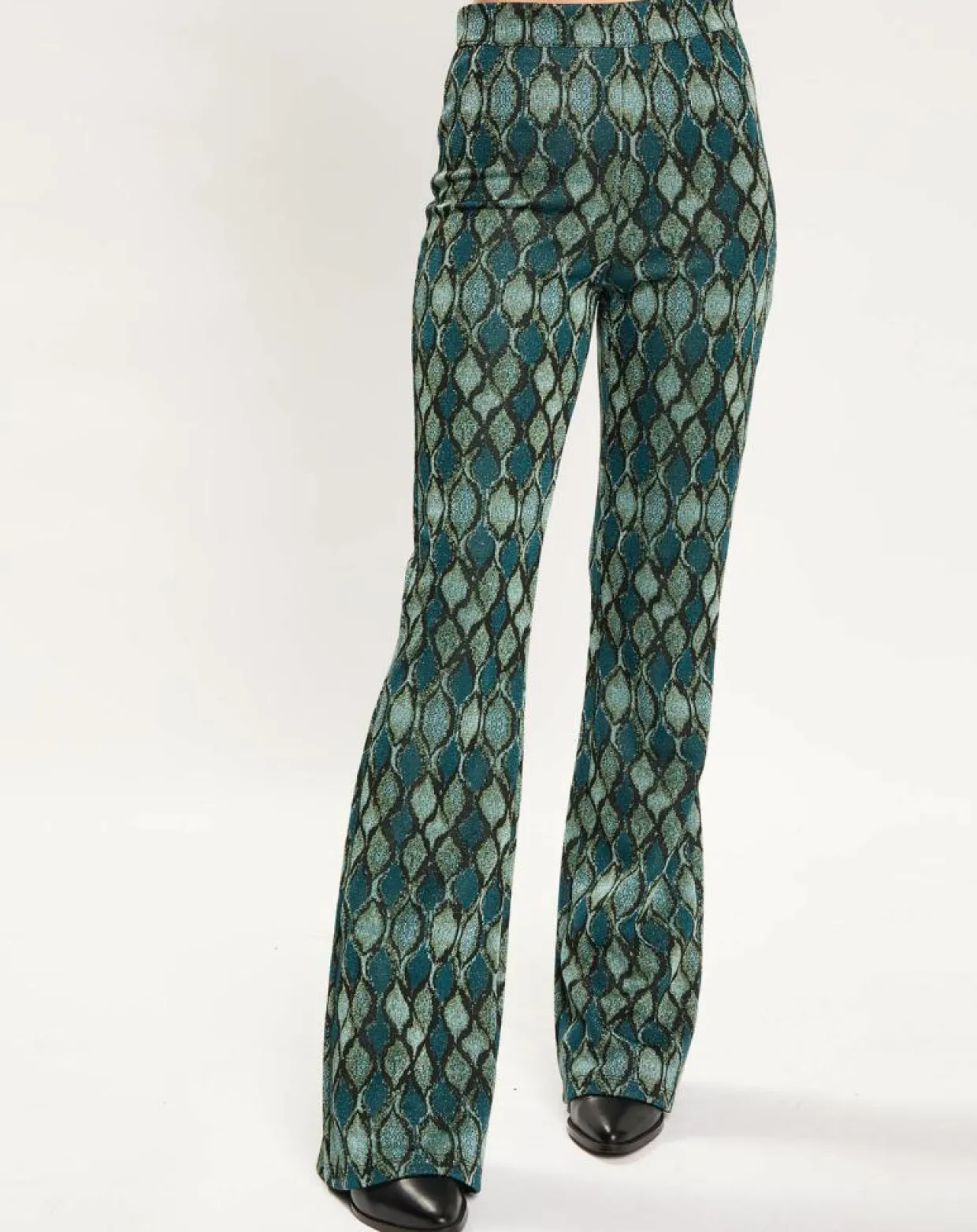 Femme Lauren Vidal Pantalons^Pantalon Kyllie à motifs bleu