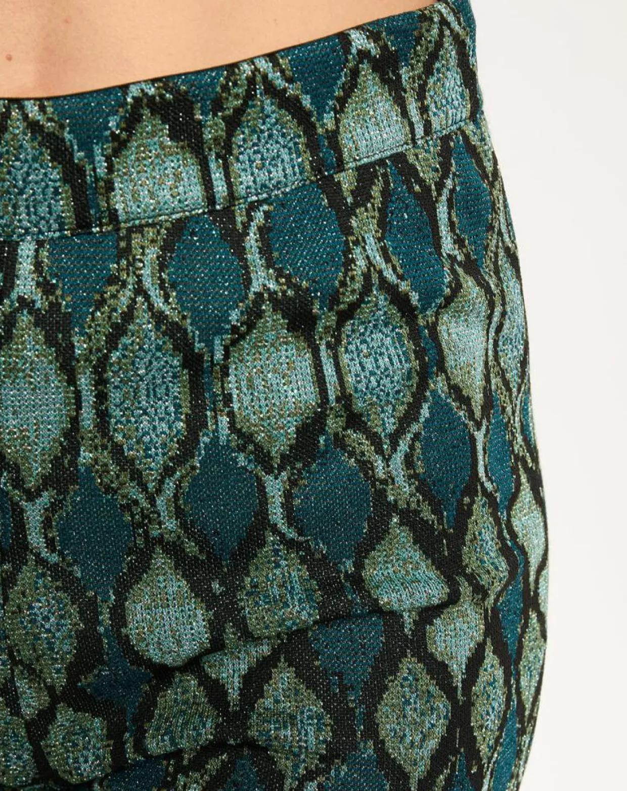 Femme Lauren Vidal Pantalons^Pantalon Kyllie à motifs bleu