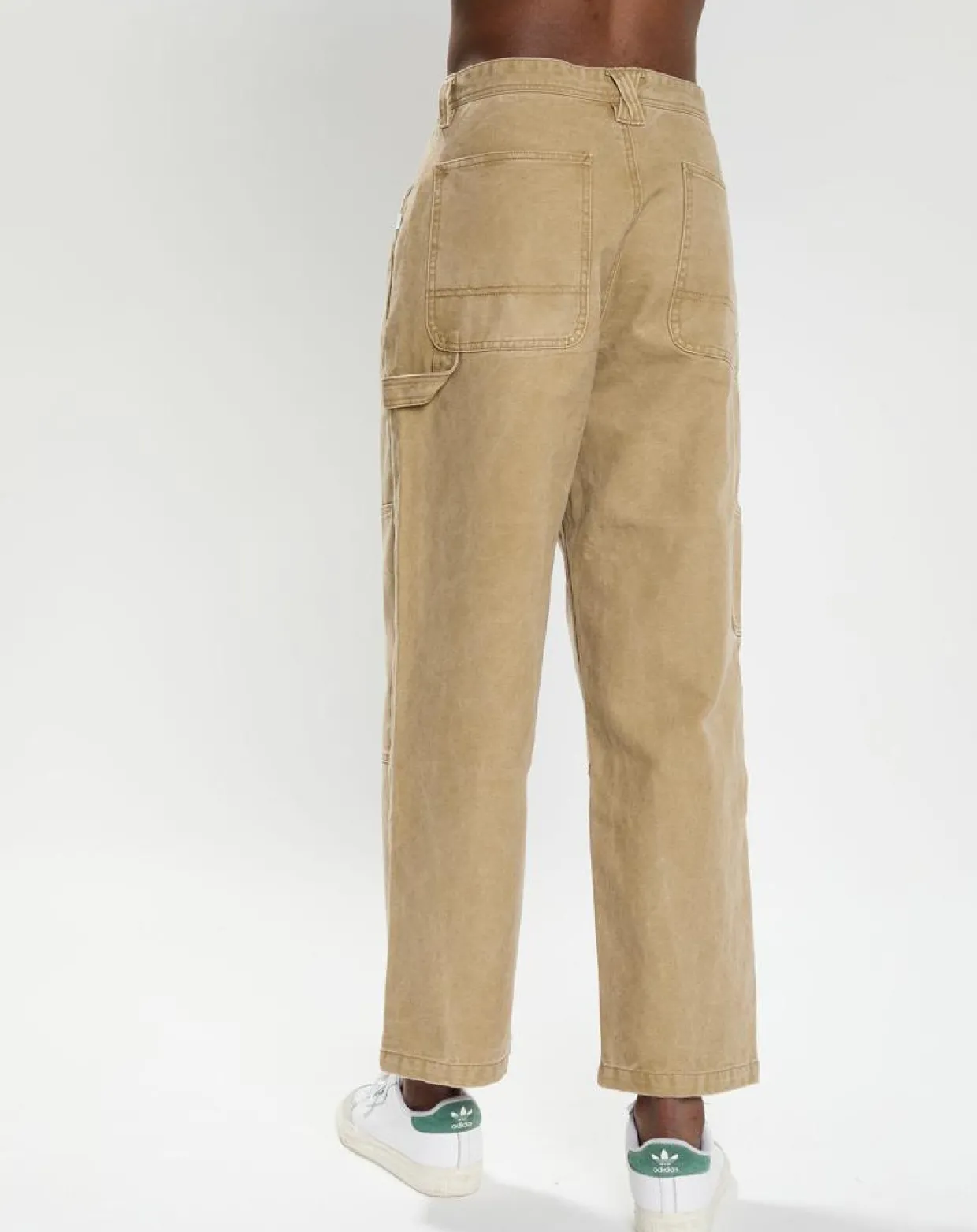Pantalon large Carpenter Canvas beige-Element Clearance
