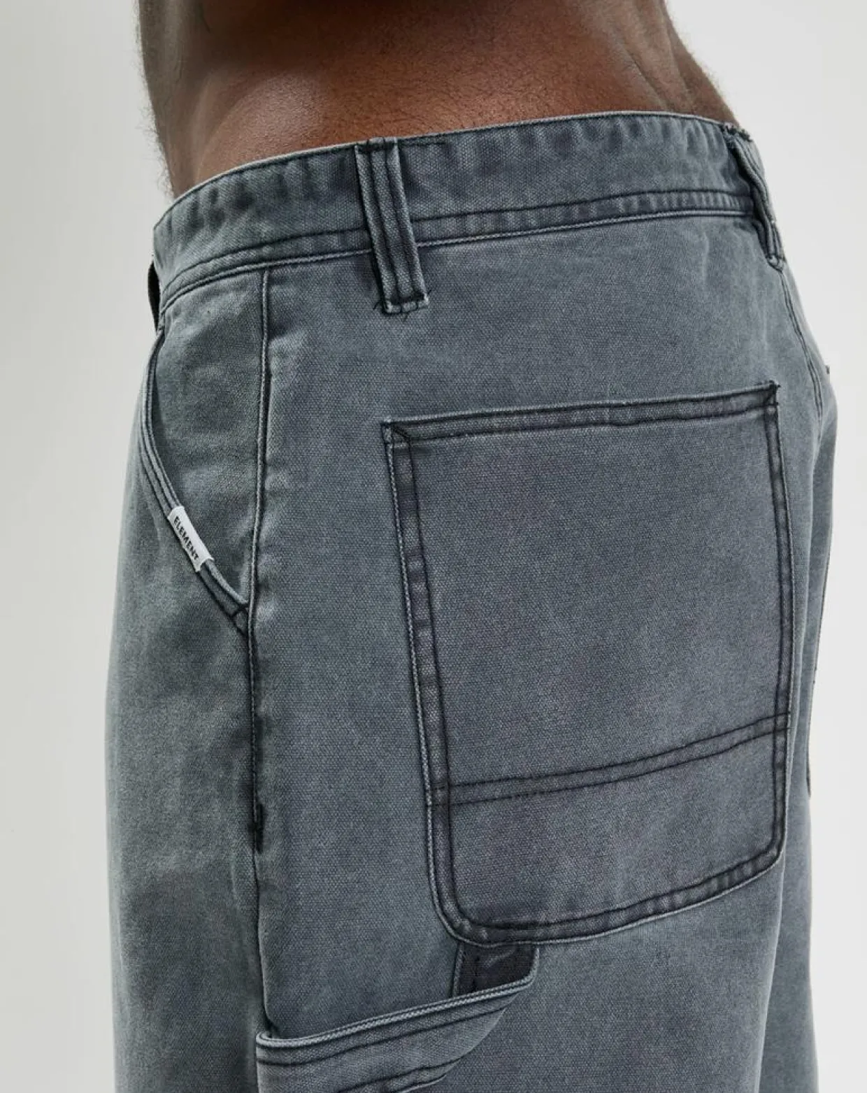 Homme Element Pantalons^Pantalon large Carpenter Canvas gris