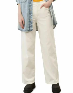Femme Marc O'Polo Pantalons^Pantalon large corduroy écru