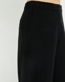 Femme Marc O'Polo Pantalons^Pantalon large en Laine mélangée noir