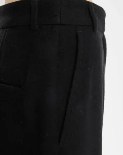 Femme Marc O'Polo Pantalons^Pantalon large en Laine mélangée noir