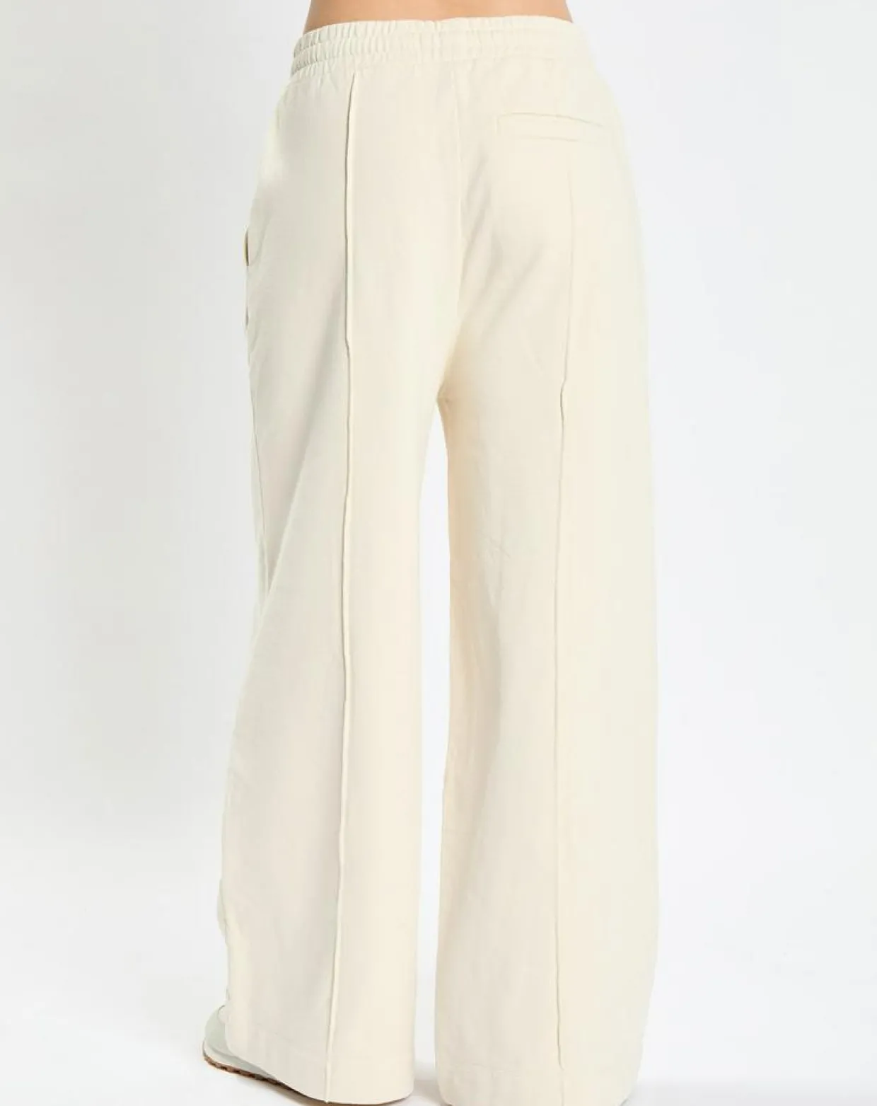 Femme Marc O'Polo Pantalons^Pantalon large en Molleton écru