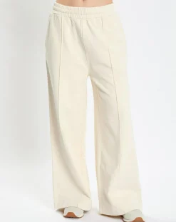 Femme Marc O'Polo Pantalons^Pantalon large en Molleton écru