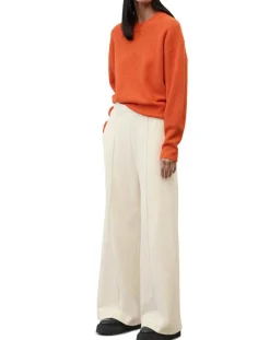 Femme Marc O'Polo Pantalons^Pantalon large en Molleton écru
