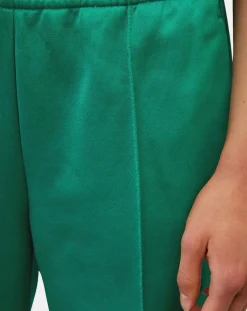 Pantalon large pinces taille élastique vert-Marc O'Polo Hot