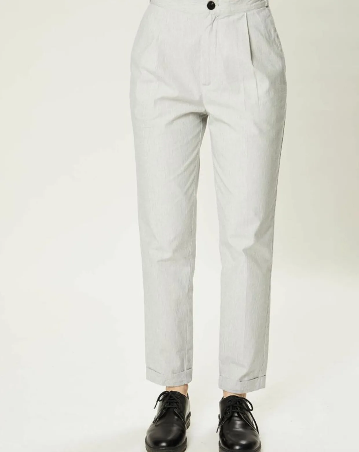 Pantalon Leno blanc/marine-Harris Wilson Sale