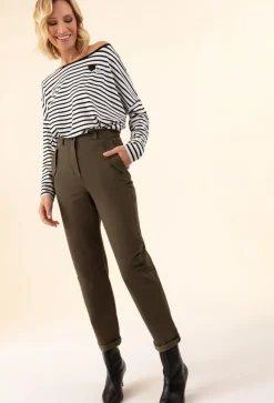 Femme Bleu Blanc Rouge Pantalons^Pantalon Livi vert