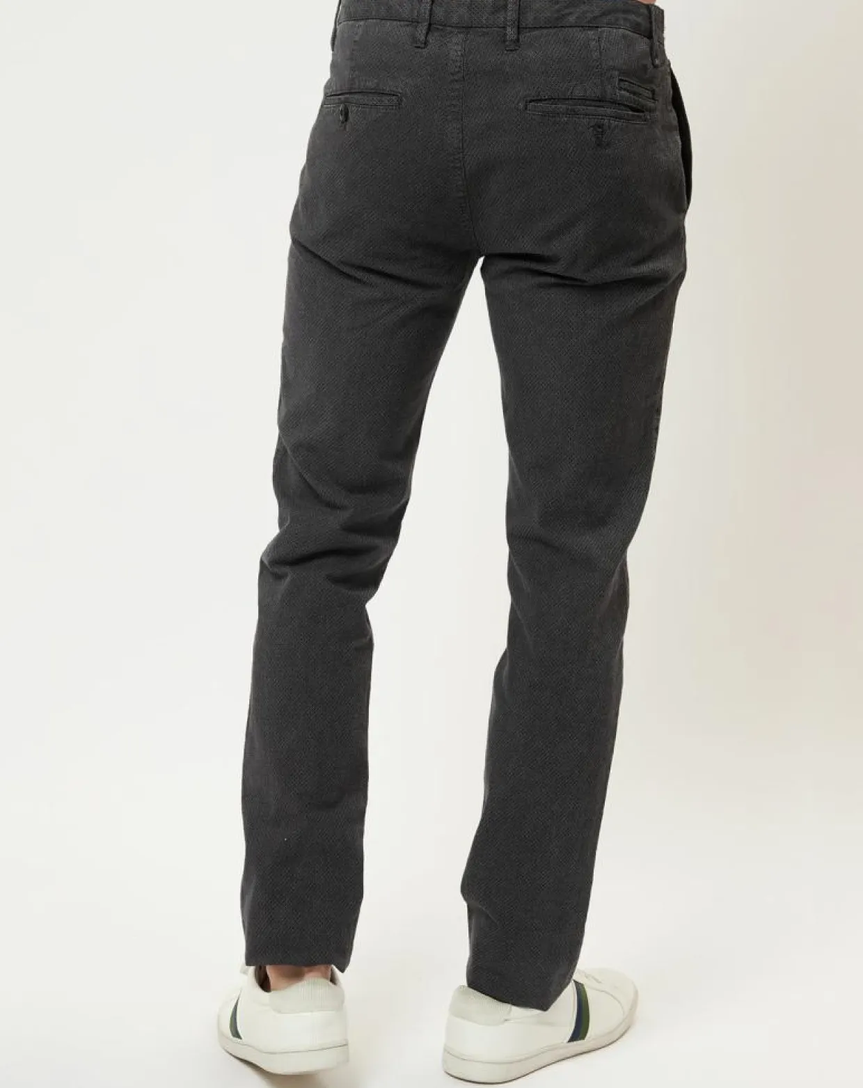 Homme Marc O'Polo Pantalons^Pantalon Malmo motif texturé gris moyen
