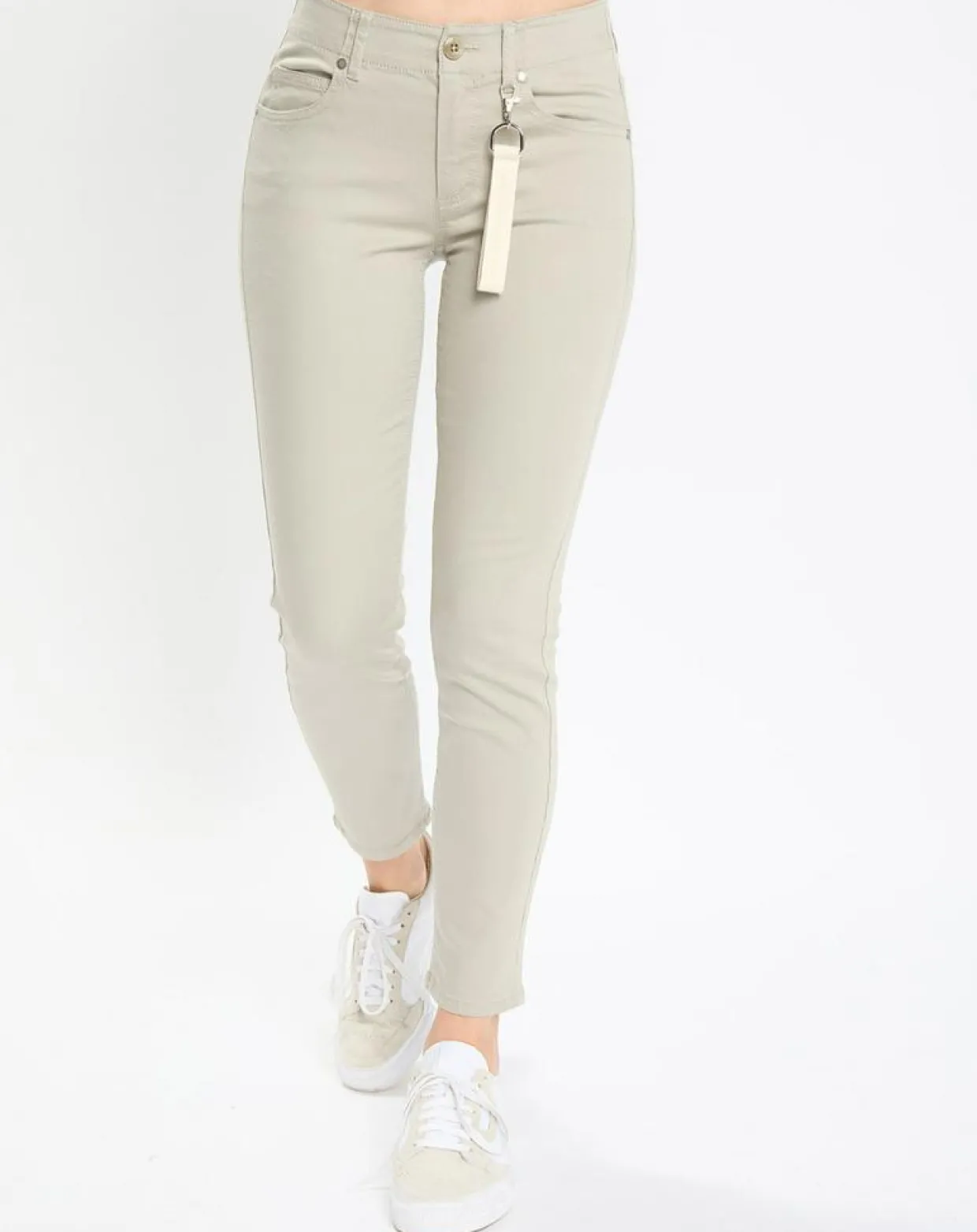 Femme Marc O'Polo Pantalons^Pantalon Mavas en Coton Bio gris clair