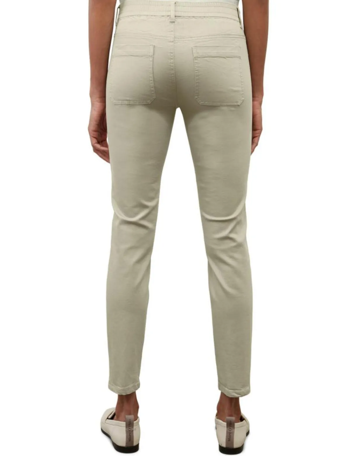 Femme Marc O'Polo Pantalons^Pantalon Mavas en Coton Bio gris clair
