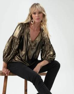 Femme Indies Pantalons^Pantalon Merry noir pois mordore