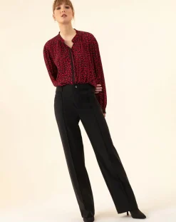 Pantalon Mike noir-Indies Online