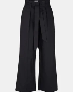 Femme Galeries Lafayette Pantalons^Pantalon paperbag en Coton Gregoria bleu marine