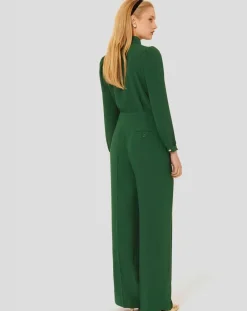 Femme Tara Jarmon Pantalons^Pantalon Parigi vert