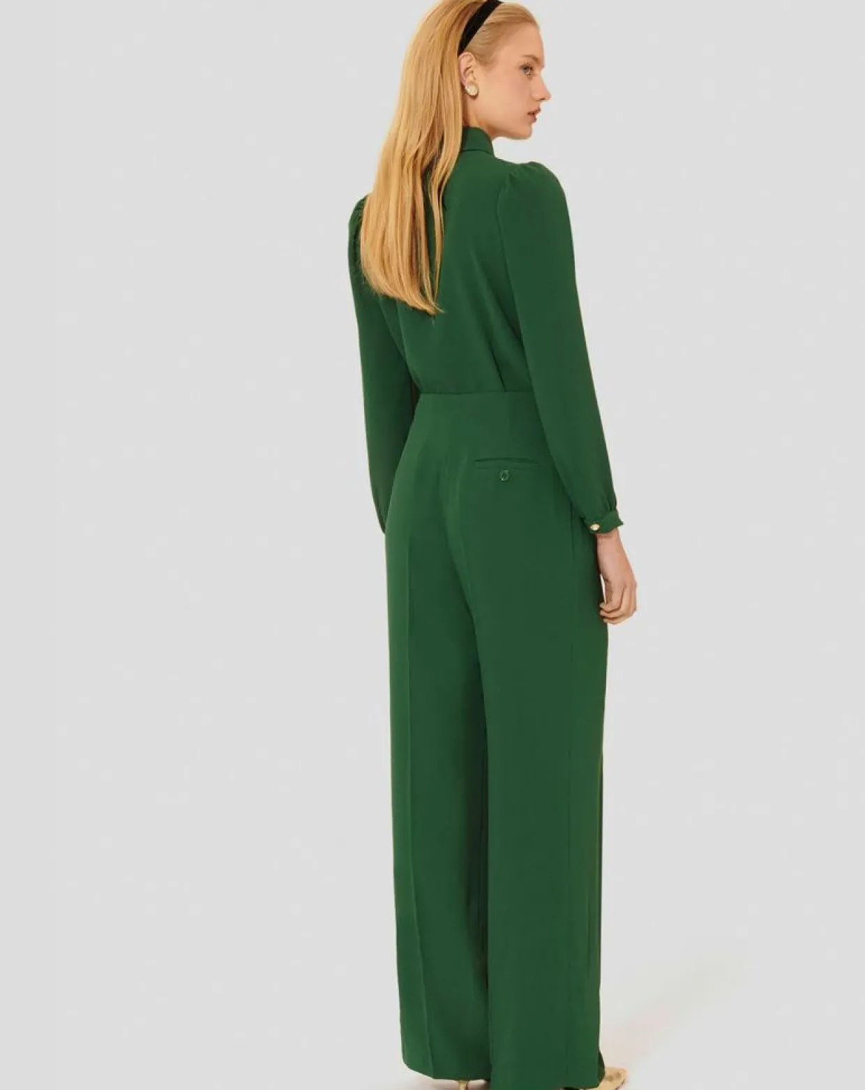 Femme Tara Jarmon Pantalons^Pantalon Parigi vert