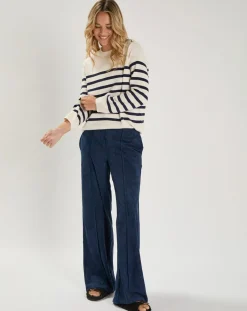 Femme An'ge Pantalons^Pantalon Patryna marine