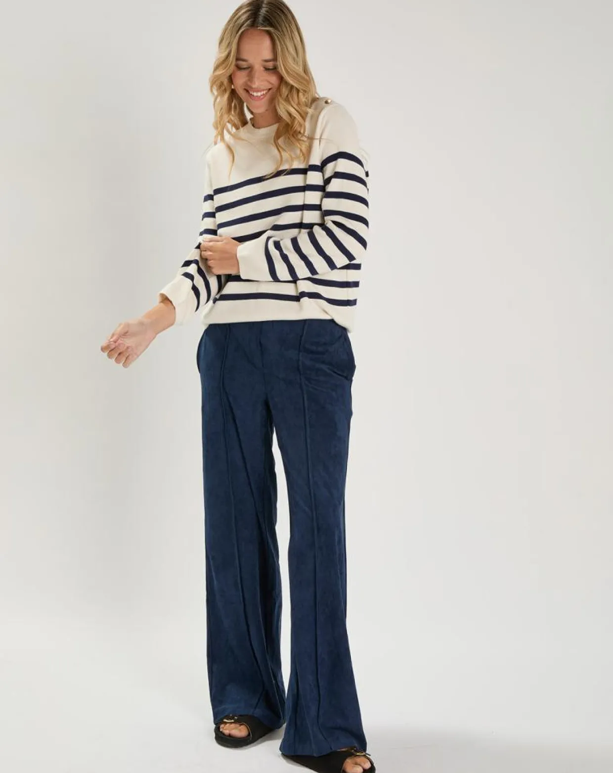 Femme An'ge Pantalons^Pantalon Patryna marine