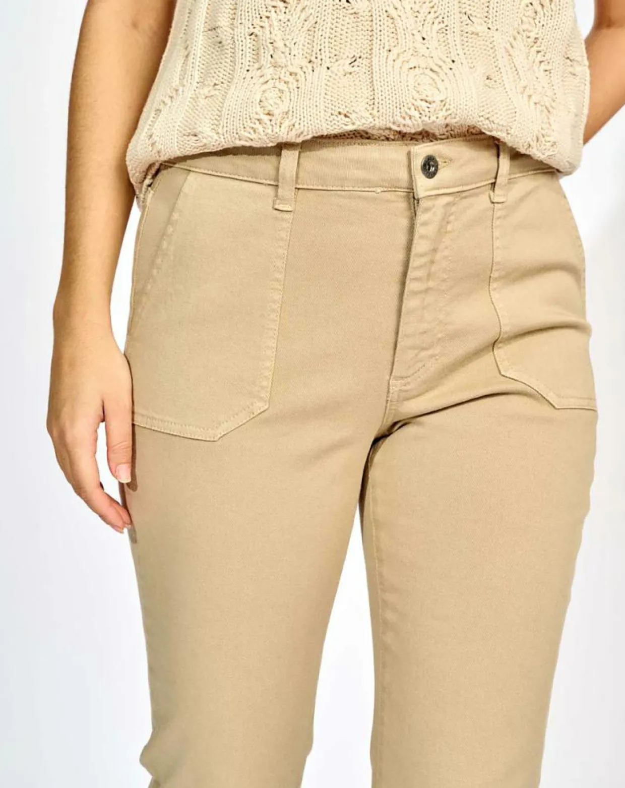 Femme Lauren Vidal Pantalons^Pantalon Patsi beige