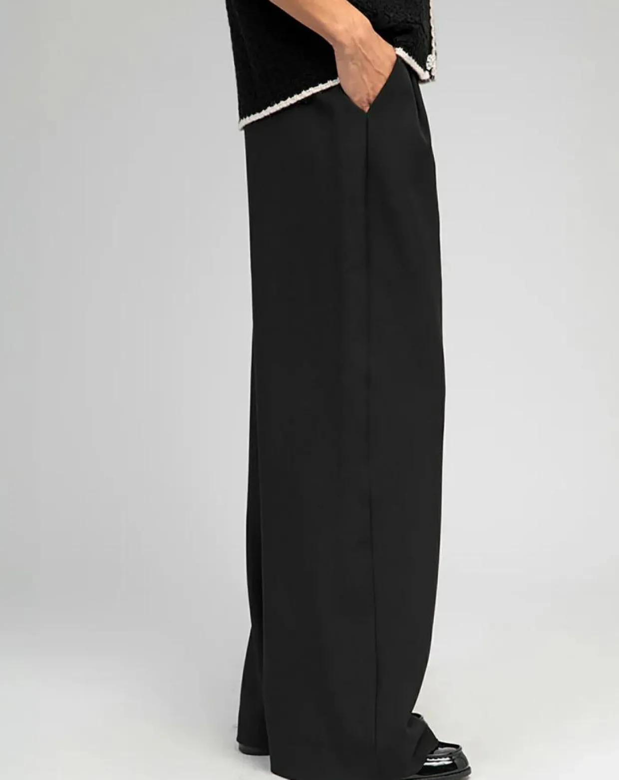 Pantalon Pepina noir-An'ge Clearance