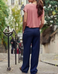 Pantalon Polimo marine-La Petite Etoile Outlet