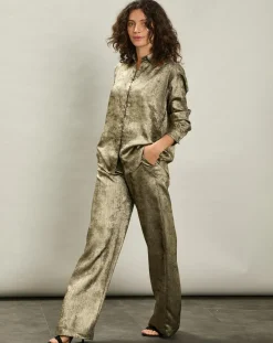 Femme Hartford Pantalons^Pantalon Positano doré