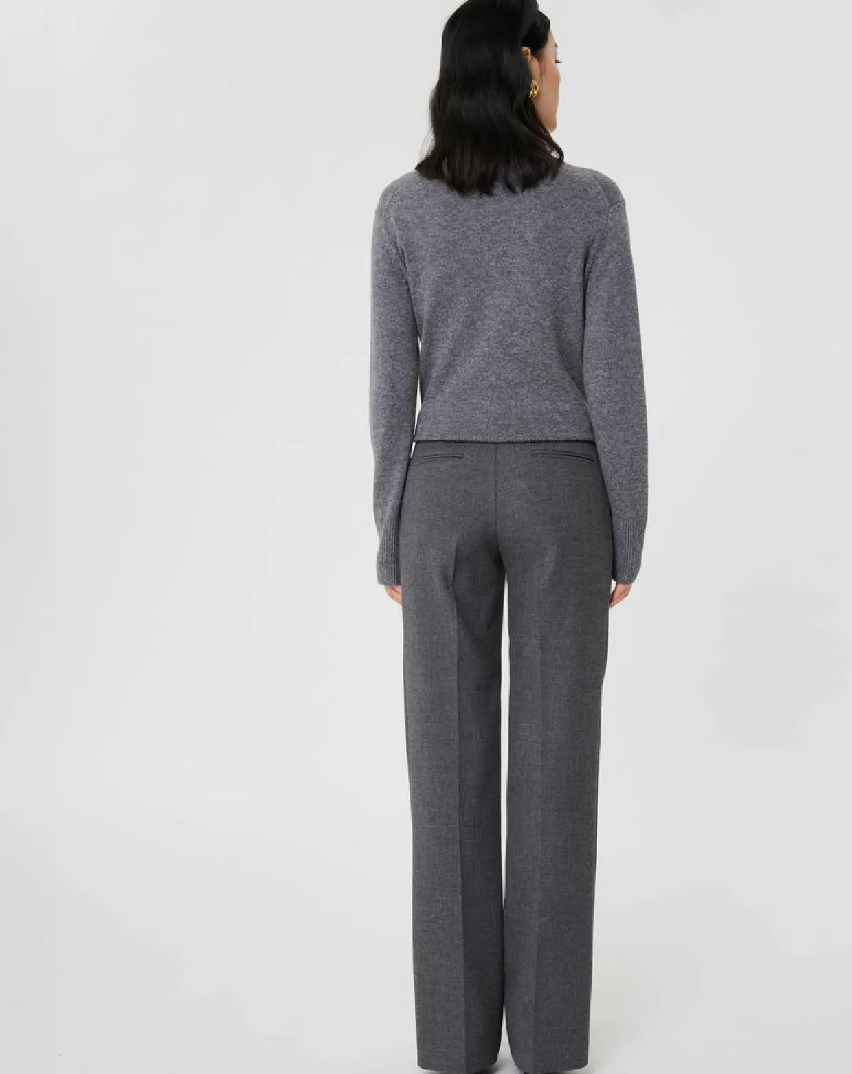 Femme Tara Jarmon Pantalons^Pantalon Poupée gris