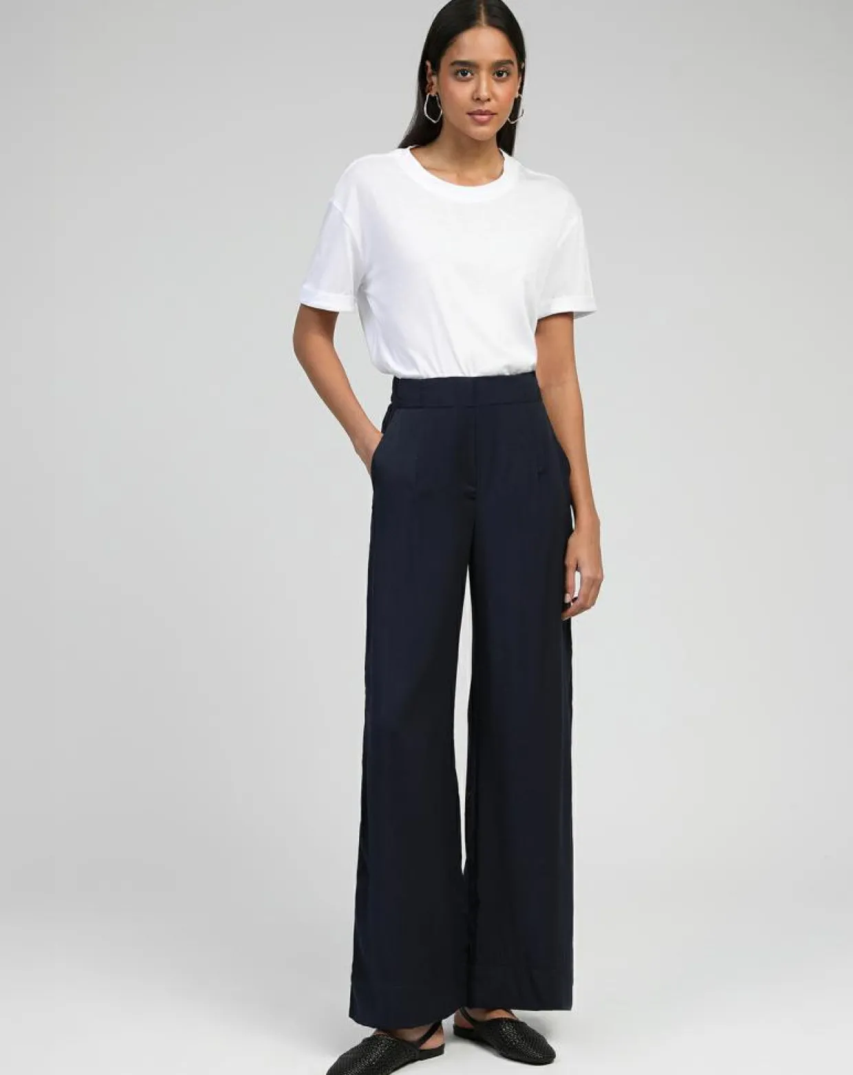 Femme An'ge Pantalons^Pantalon Prunella navy