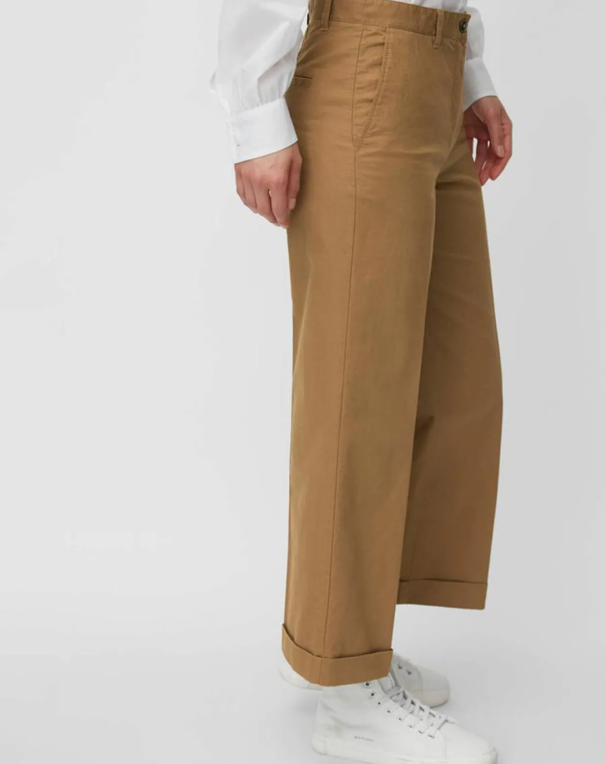 Pantalon Ramie marron-Marc O'Polo Discount