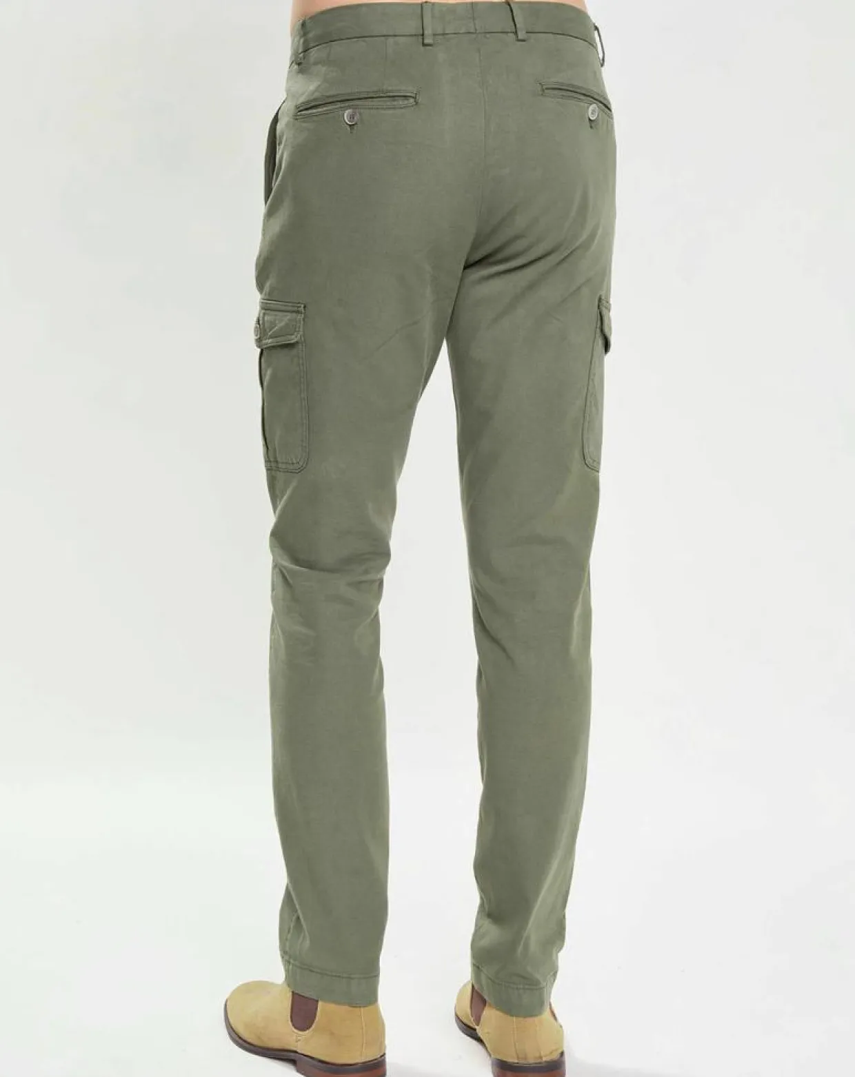 Homme Hackett London Pantalons^Pantalon Regular Fit Cargo kaki