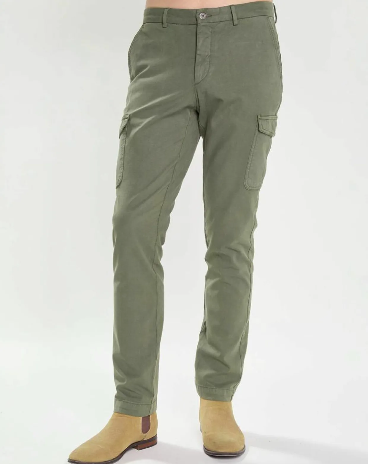Homme Hackett London Pantalons^Pantalon Regular Fit Cargo kaki