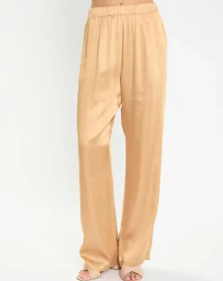 Pantalon satiné Soon désert-Lauren Vidal