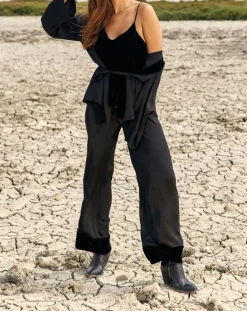 Femme Lauren Vidal Pantalons^Pantalon Shadow noir