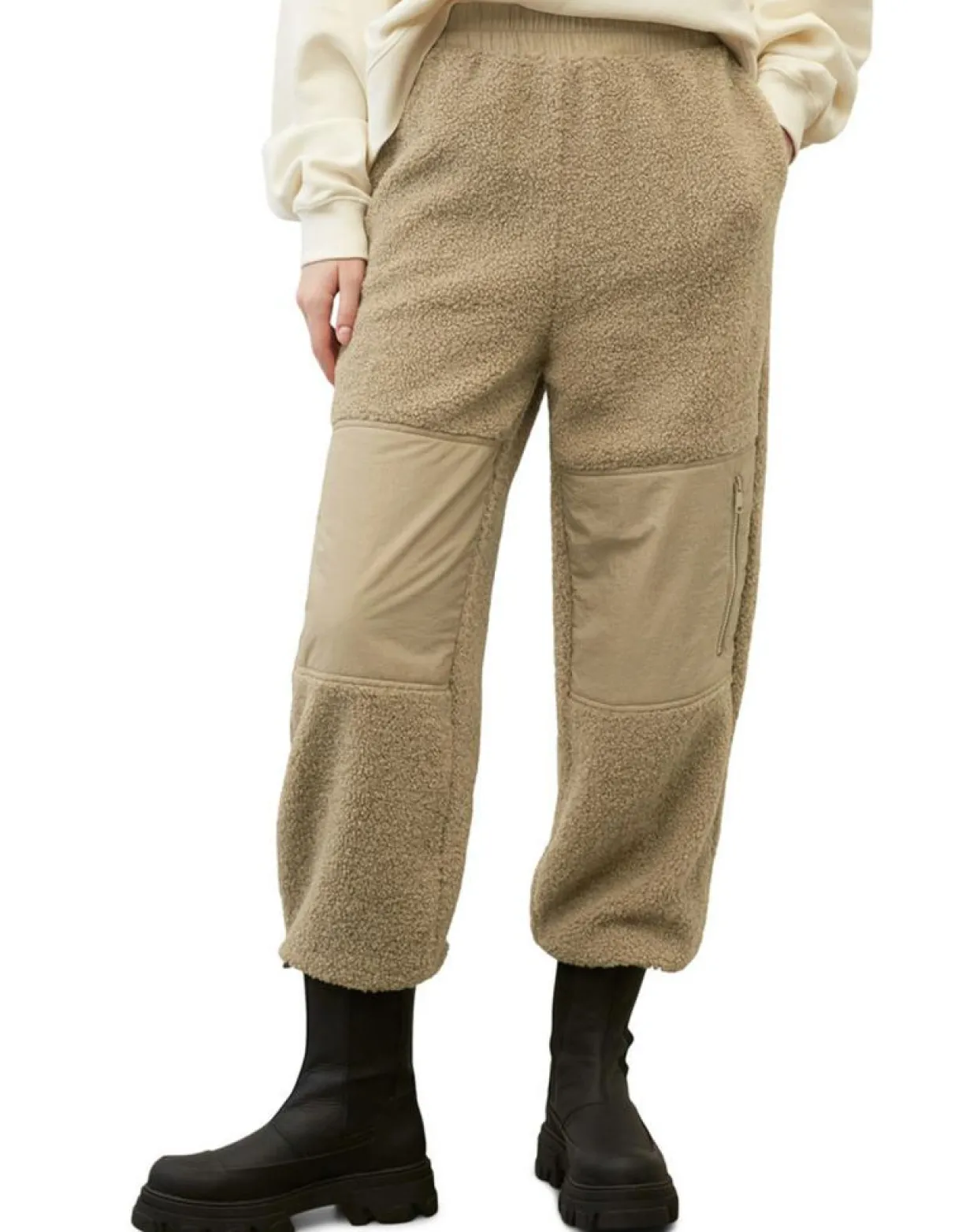 Pantalon Sherpa beige-Marc O'Polo New