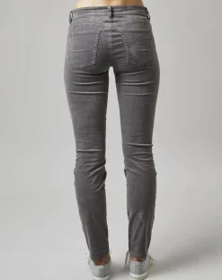 Femme Marc O'Polo Pantalons^Pantalon slim Albi effet Velours gris clair